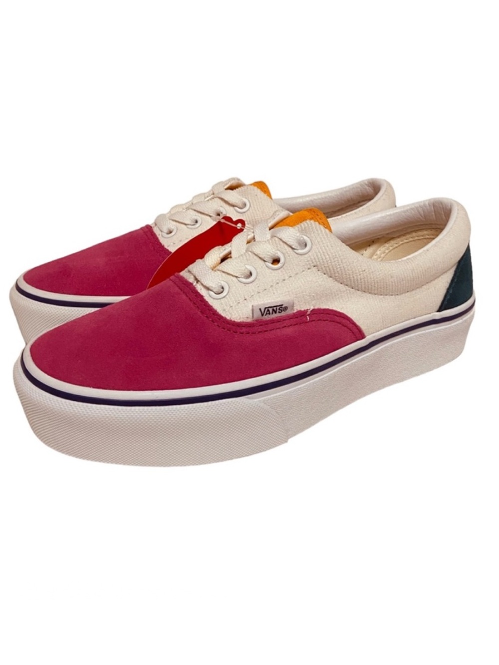 Vans Era Platform Women’s 7 Sneakers Mini Corduroy Sneakers Pink